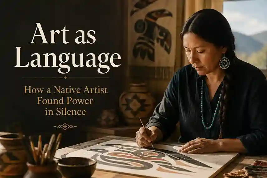 Art as Language How a Native Artist Found Power in Silence