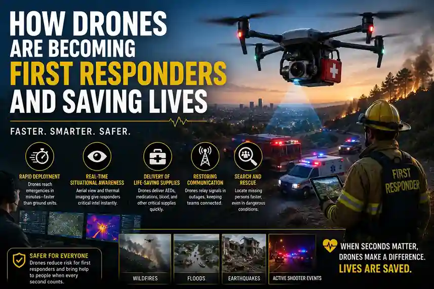 How Drones Are Becoming First Responders and Saving Lives
